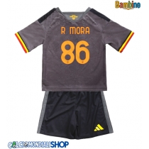 Maglie da calcio AS Roma Rodrigo Mora #86 Terza Maglia Bambino 2026-27 Manica Corta + Pantaloni corti)